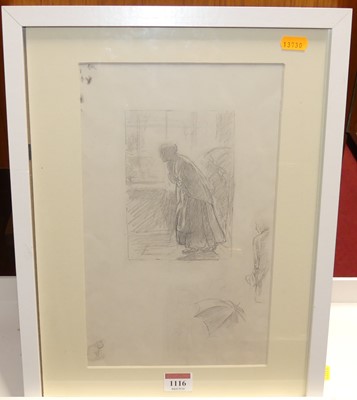 Lot 1116 - Attributed to Luke Fildes RA (1843-1927) - A...