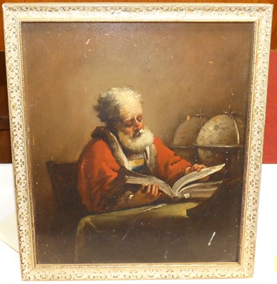 Lot 1118 - 20th century school - Portrait of a scholar,...