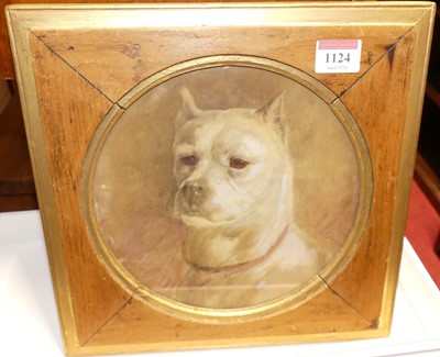 Lot 1124 - 19th century French school - Study of a dog,...