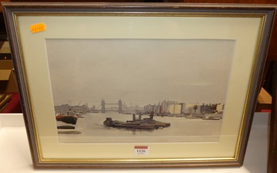 Lot 1126 - The Wapping Group of Artists - Tower Bridge...