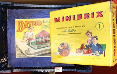 Lot 1550 - A quantity of Minibrix and Bako building sets