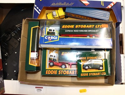Lot 1556 - Two trays containing a quantity of slot racing...