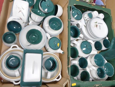 Lot 593 - A collection of Denby Green Wheat pattern...