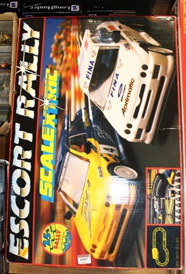 Lot 1597 - A boxed Scalextric set of Escort Rally...