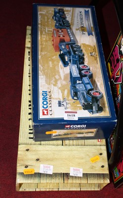 Lot 1618 - A group of two Corgi boxed heavy haulage 1/50...