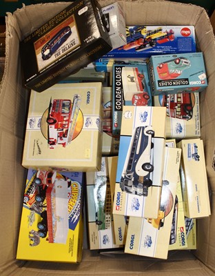 Lot 1635 - A large box containing mostly Corgi boxed...