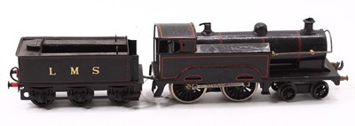Lot 153 - Bing 0-gauge 3-rail electric 4-4-0 loco &...