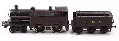 Lot 153 - Bing 0-gauge 3-rail electric 4-4-0 loco &...