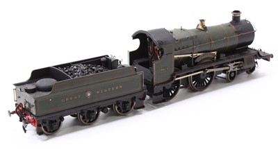 Lot 164 - Kit built 3-rail electric 4-4-0 loco & tender...