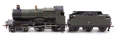 Lot 164 - Kit built 3-rail electric 4-4-0 loco & tender...
