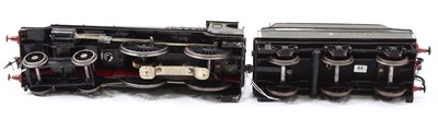 Lot 164 - Kit built 3-rail electric 4-4-0 loco & tender...