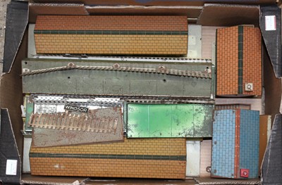 Lot 174 - One large box and two large trays containing...