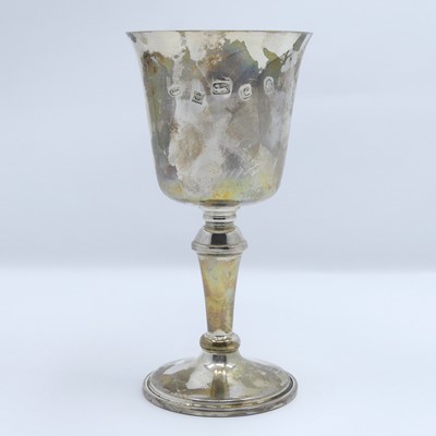 Lot 269 - An Elizabeth II commemorative silver goblet,...