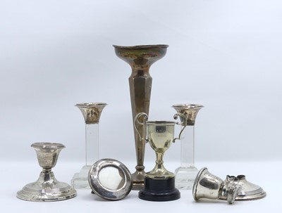 Lot 271 - A collection of mixed silverware, to include a...