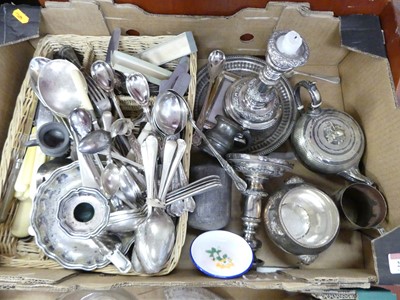 Lot 273 - A collection of silver plated wares, to...