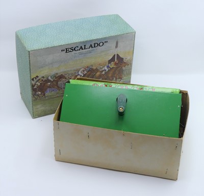 Lot 566 - A vintage Chad Valley Escalado horse racing...