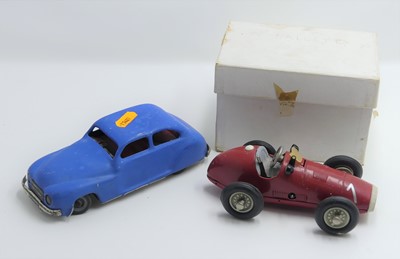 Lot 569 - A Chad Valley Harborne tinplate model of a car;...