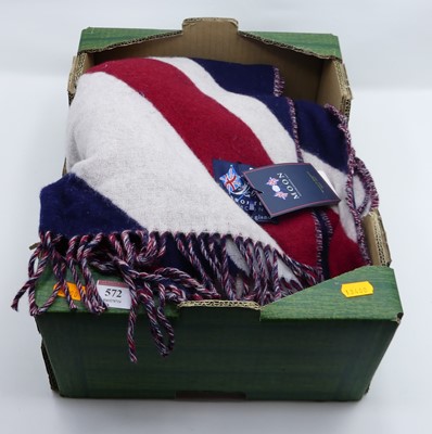 Lot 572 - A Bronte by Moon merino wool Union Jack blanket