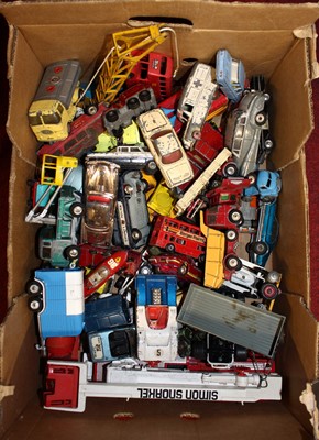 Lot 1666 - A quantity of loose & playworn diecasts to...