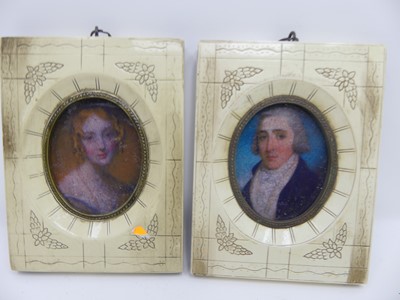 Lot 502 - A pair of reproduction lithograph portrait...