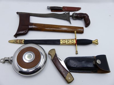 Lot 504 - Miscellaneous items to include a Malaysian...