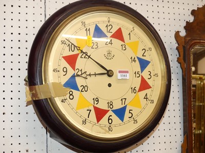 Lot 1161 - A reproduction RAF wall clock, with fusee...