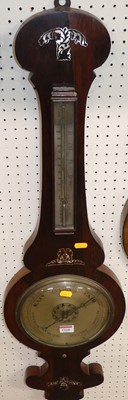 Lot 1166 - An early 19th century rosewood and mother of...