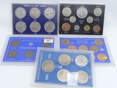 Lot 467 - Great Britain - a collection of coin sets to...