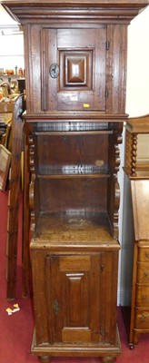 Lot 1180 - An unusual Eastern stained hardwood narrow...