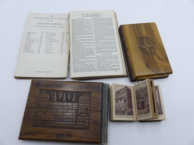 Lot 474 - A 20th century olive wood bound copy of the...