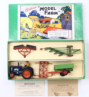 Lot 944 - Britains Model Farm Series Set 145F Tractor...