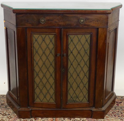 Lot 1246 - An early Victorian mahogany and flame mahogany...