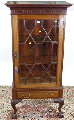 Lot 1337 - An early 20th century mahogany single astragal...