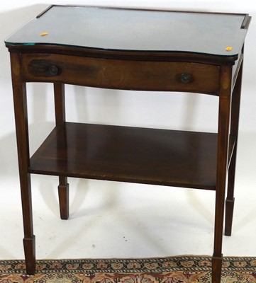 Lot 1267 - An Edwardian mahogany rosewood crossbanded and...