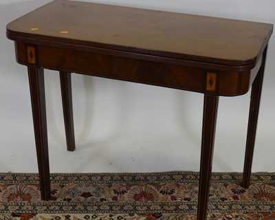 Lot 1268 - A Regency mahogany, flame mahogany, and...