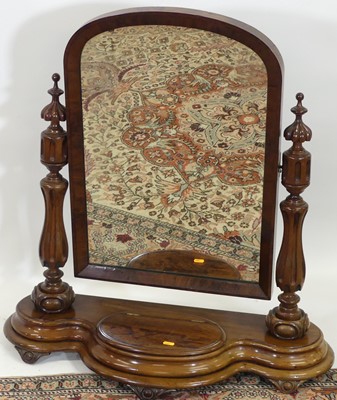 Lot 1271 - A large mid-Victorian mahogany and flame...