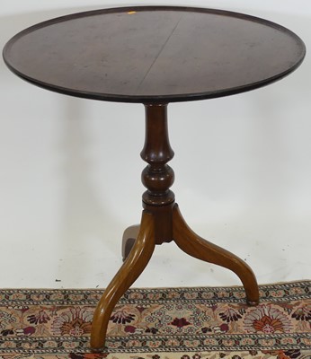 Lot 1297 - A 19th century mahogany dish top circular...