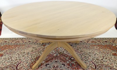 Lot 1299 - A contemporary Neptune blond oak circular...