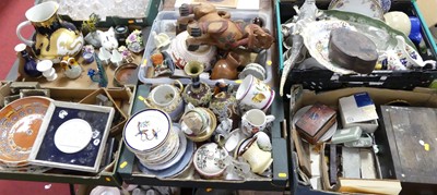 Lot 647 - Five boxes of miscellaneous items to include...