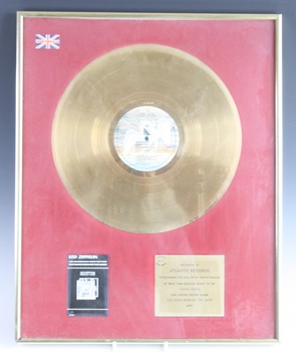 Lot 587 - Led Zeppelin, The Song Remains The Same, Swan...