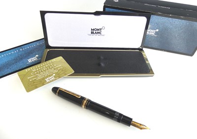 Lot 2399 - A cased Mont Blanc Meisterstück 149 fountain...