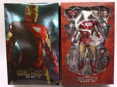 Lot 1878 - A Hot Toys 1/6 scale action figure of Iron Man...