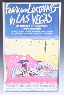 Lot 755 - Fear and Loathing in Las Vegas, a poster for...