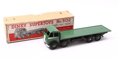 Lot 1239 - Dinky Toys No. 502 Foden flat truck, first...