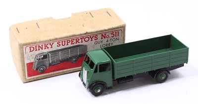 Lot 1242 - Dinky Toys No. 511 Guy 4-ton lorry with first...