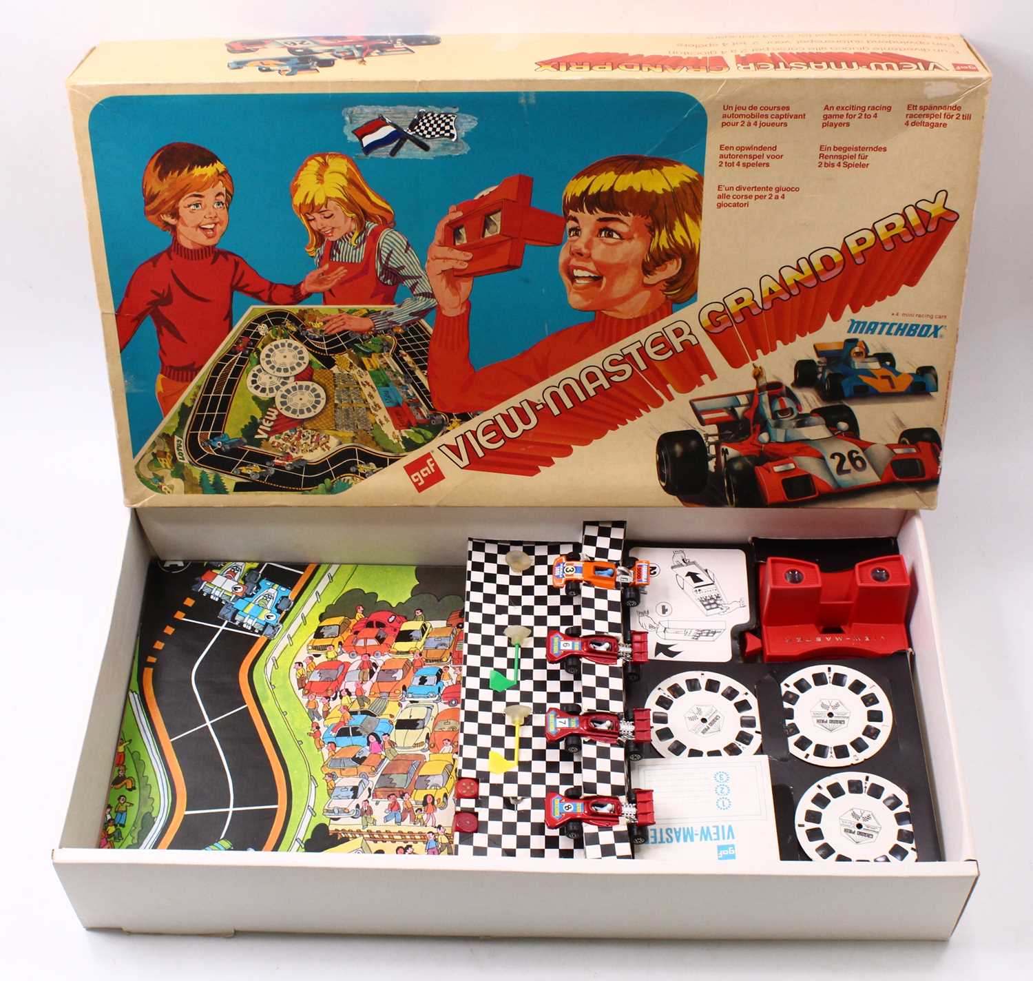 Lot 1687 - A GAF & Matchbox Viewmaster Grand Prix gift...