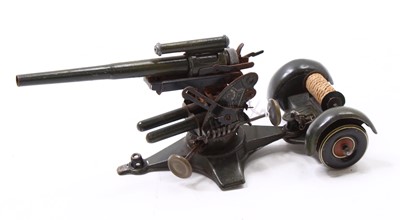 Lot 1963 - A Lineol ? tinplate Anti Aircraft Gun with...