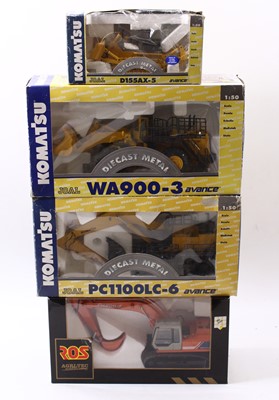 Lot 839 - 4x modern issue die-cast construction heavy...