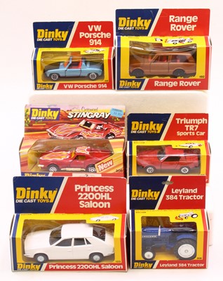 Lot 1353 - Dinky Toys group of 6 boxed diecast models to...