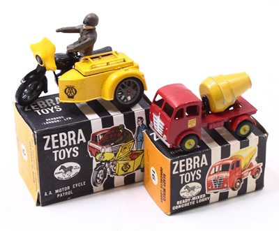 Lot 1597 - A Zebra Toys boxed diecast group to include a...